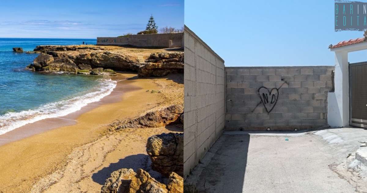 Un muro blocca l'accesso alle calette di Torre a Mare: magari � legale, ma quanto � opportuno?
